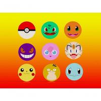 Cortador Kit Pokemon 9 Modelos Modulares 6 Cm - 1