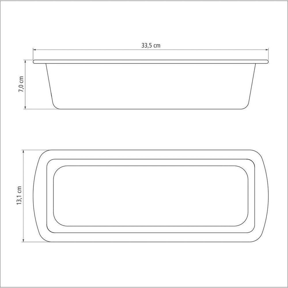 Forma Para Pão E Bolo Grafite Em Alumínio Com Revestimento Antiaderente 30 Cm 1,9 L - 4