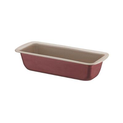 Forma Para Pão E Bolo Brasil Vermelha Em Alumínio Com Revestimento Antiaderente 22cm 1,2l