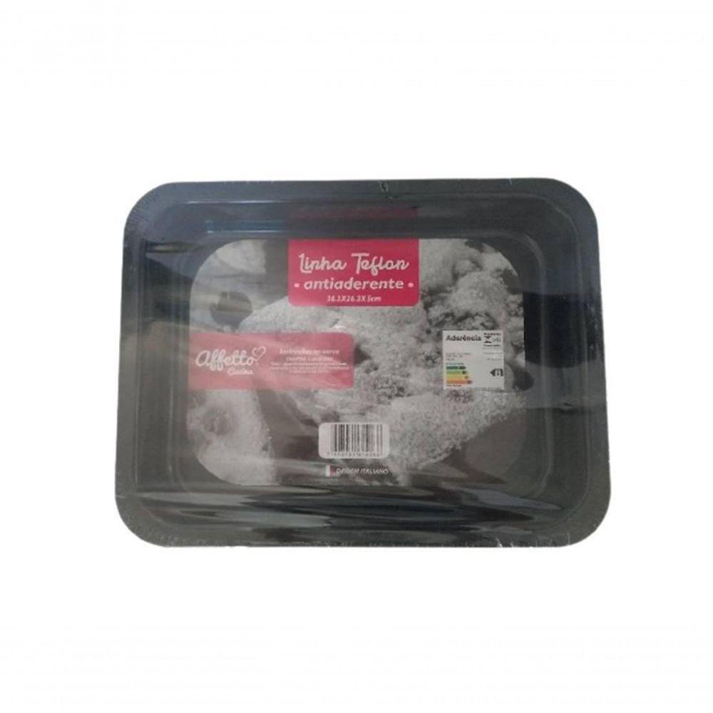 Forma Assadeira Retangular Antiaderente Docesar ? 34x26x5 Cm - 1