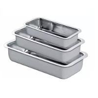 Jogo Assadeiras Forma Pão Cake Gelo Borda Alta Kit 3 Peças - 2