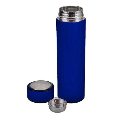Garrafa Térmica Inteligente Inox 500ml Tampa C/sensor Azul