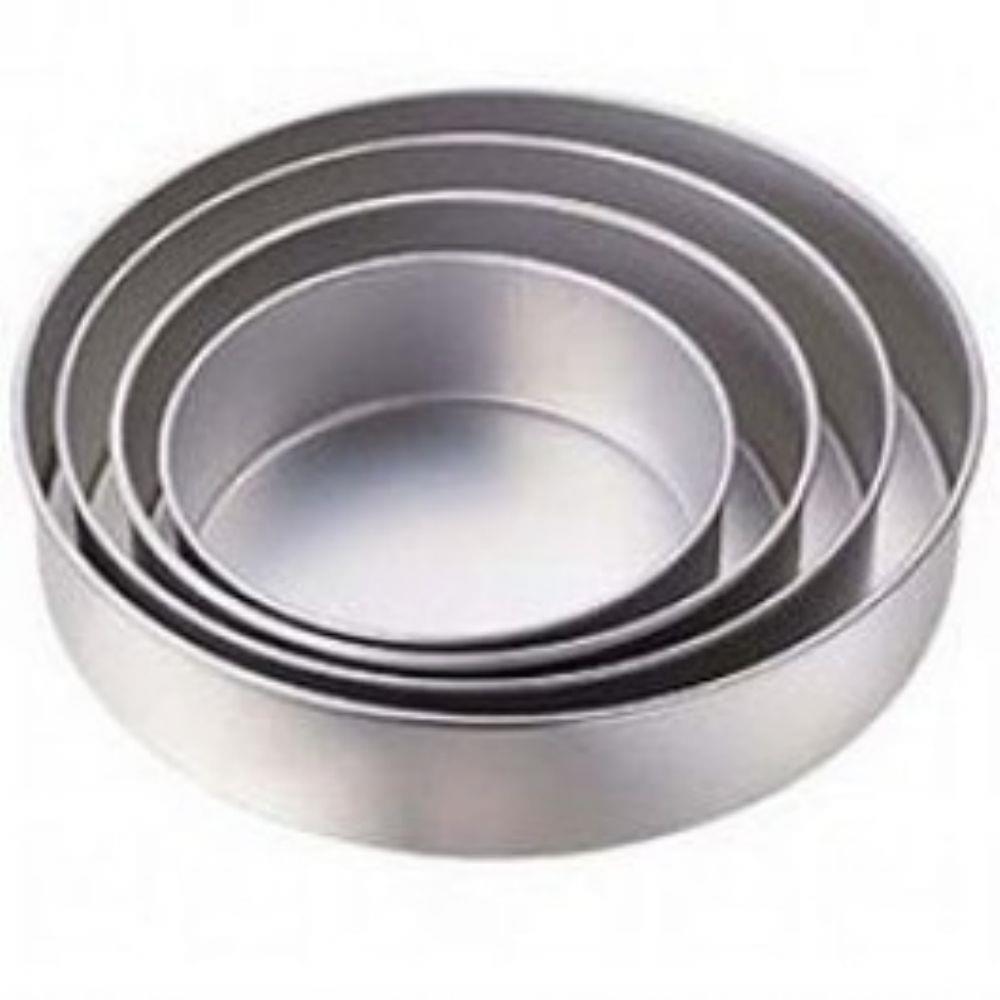 Kit 4 Forma Assadeira De Bolo Redonda 20-22-24-26 - 1