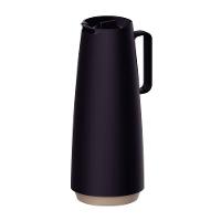 Bule Garrafa Térmica Exata Em Plástico Com Ampola De Vidro 1 L Preto - Tramontina 61636103 - 1