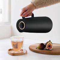 Bule Garrafa Térmica Exata Em Plástico Com Ampola De Vidro 1 L Preto - Tramontina 61636103 - 2