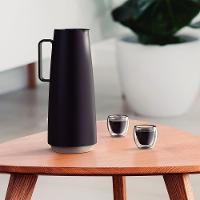 Bule Garrafa Térmica Exata Em Plástico Com Ampola De Vidro 1 L Preto - Tramontina 61636103 - 5