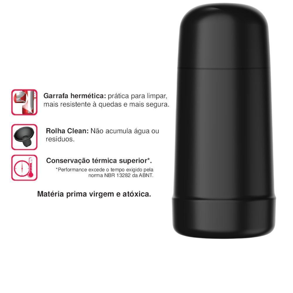 Garrafa Termica 250Ml Minigarbo Preto 8603Prt Termolar 55053 - 2