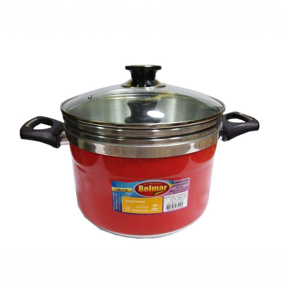 Caldeirão Com Forma De Pudim E Cozivapor Grande 4.8l Belmar - 1