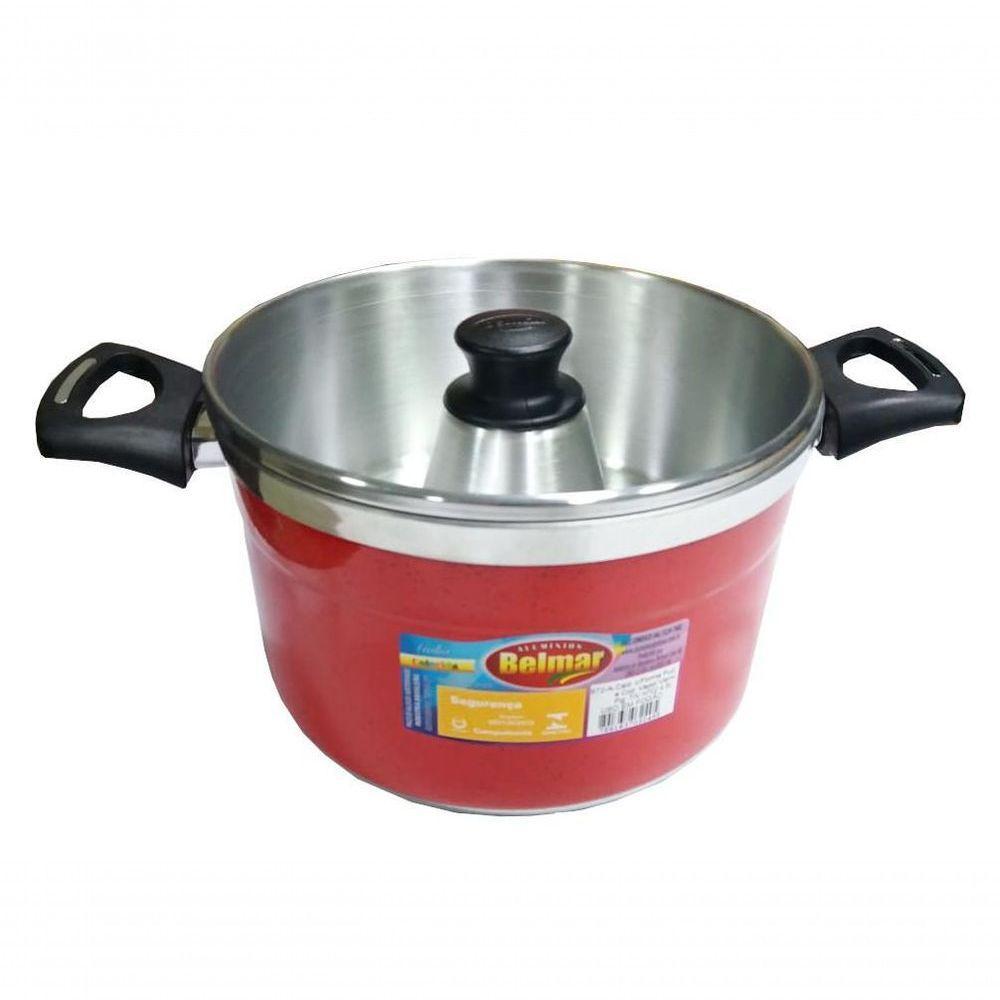 Caldeirão Com Forma De Pudim E Cozivapor Grande 4.8l Belmar - 2