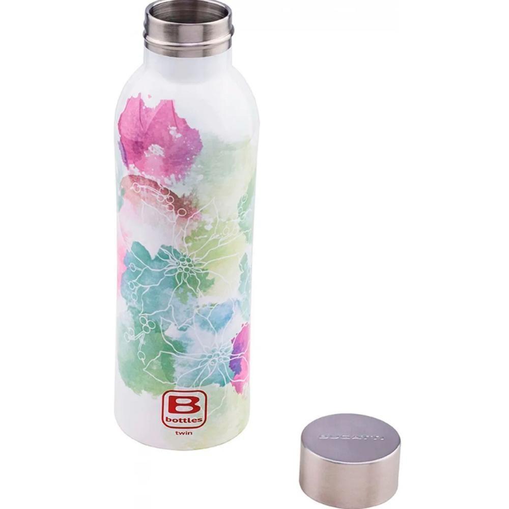 Garrafa Térmica Squeeze 500ml Verde Aquarela Twin Bugatti - 8