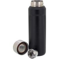 Just Life Garrafa Térmica 23X7X7Cm 500Ml Inox Preto Parede Dupla - 3