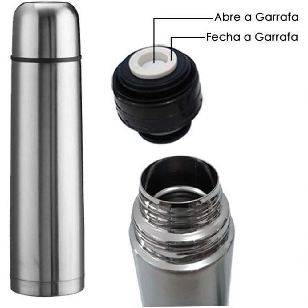 Garrafa Térmica Para água Café Inox 500ml Inquebrável - 1