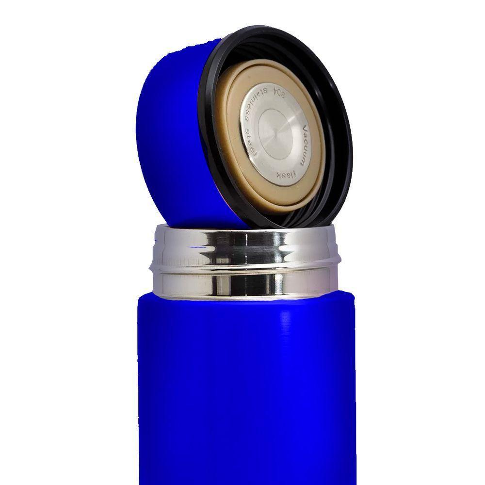 Garrafa Térmica Inteligente De Inox 500ml C/sensor Azul - 1