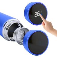 Garrafa Térmica Inteligente De Inox 500ml C/sensor Azul - 1