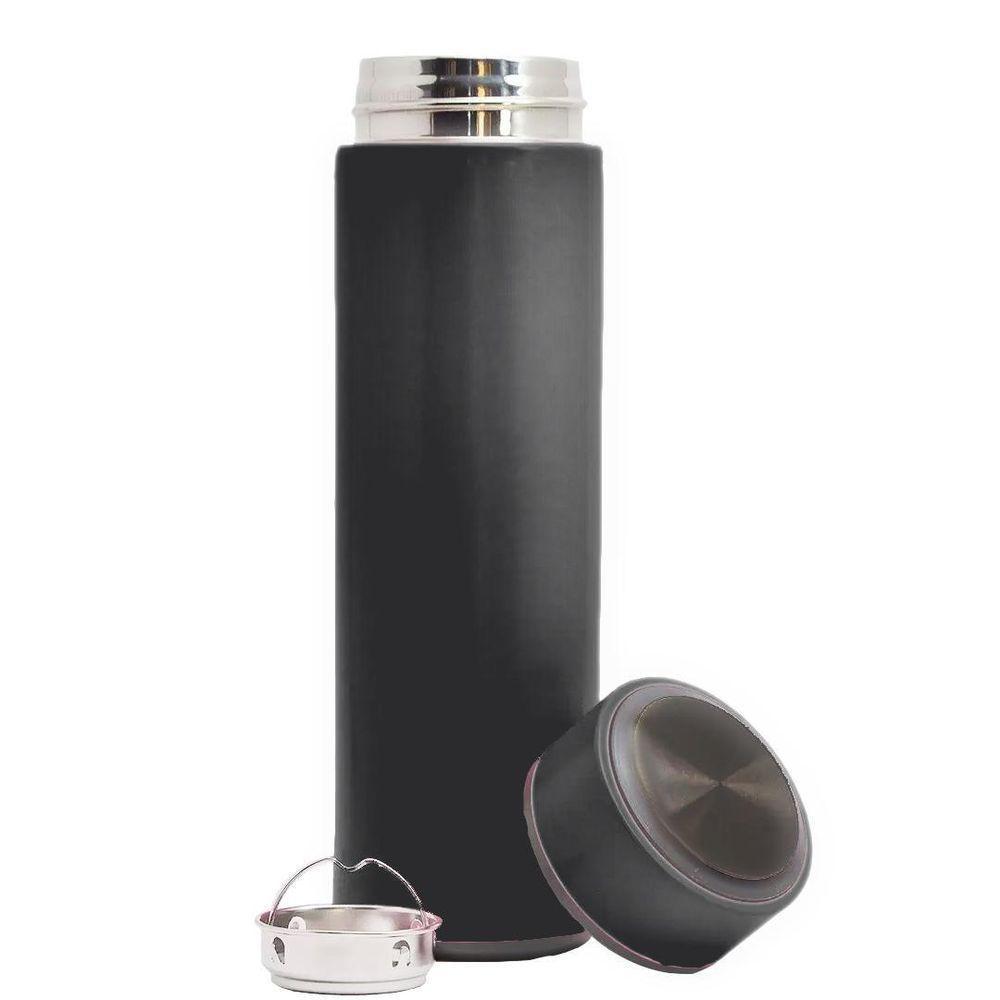 Garrafa Térmica Inteligente De Inox 500ml C/sensor Preto - 1