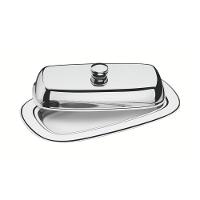 Manteigueira Retangular Em Aço Inox Com Tampa Tramontina 61424/000