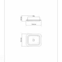 Manteigueira Tramontina Rotonda Retangular Em Aço Inox Com Tampa Tramontina - 2