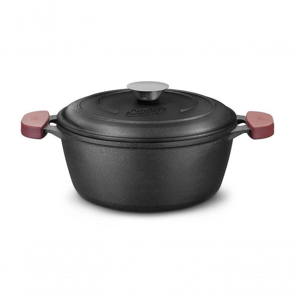 Conjunto De Caçarolas Ferro Fundido Com Tampa De Ferro Mta 8418 - 3