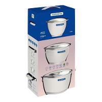 Jogo De Panelas Allegra Aço Inox Fundo Triplo Tampas De Inox 3 Peças - Tramontina 65660220 - 4