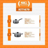 Jogo De Panelas Turim 2 Peças Alumínio Antiaderente Ptc2 E Ptc4 Chumbo - Tramontina - 3
