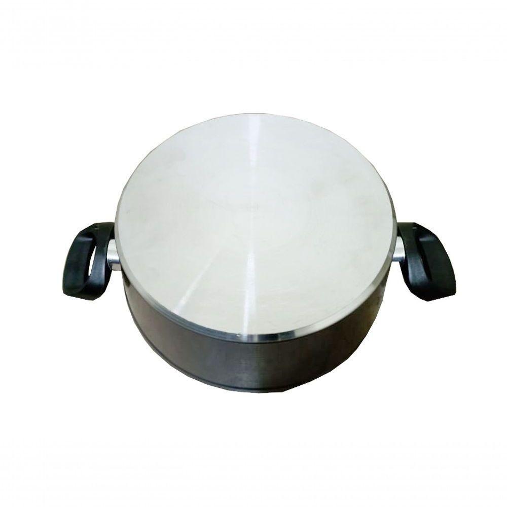 Jogo 5 Panelas Alumínio Batido Fundido Cor Grafite Extang - 2