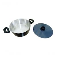 Jogo 5 Panelas Alumínio Batido Fundido Cor Grafite Extang - 3