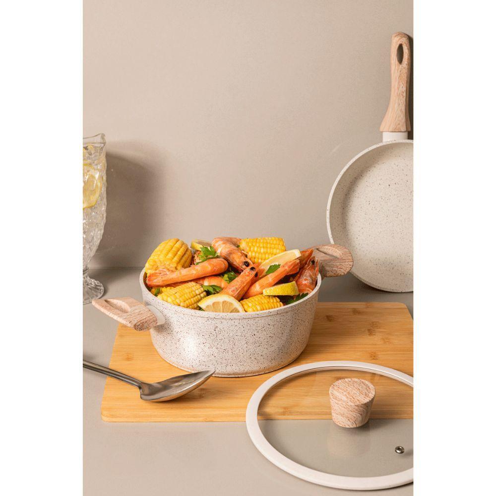 Jogo De Panelas Em Alumínio Com Revestimento Cerâmico Indução Sirius Com 4 Peças Brinox - 5