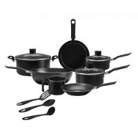 Jogo Conjunto De Panelas 10 Peças Antiaderente Ebony Brinox - 7