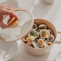 Conjunto De Panelas Neoflam Rosa Aluminio Indução - 5