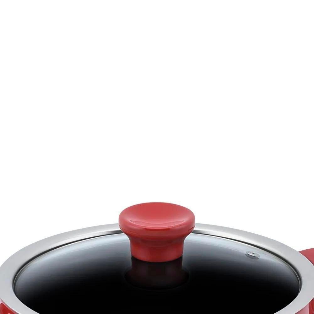 Jogo De Panelas Em Cerâmica Indução Clear Com 5 Peças Ceraflame Pomodoro - 2