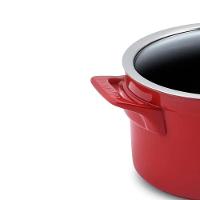 Jogo De Panelas Em Cerâmica Indução Clear Com 5 Peças Ceraflame Pomodoro - 5