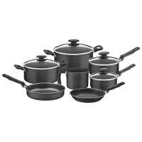 Jogo De Panelas Loreto Revestimento Interno E Externo Antiaderente Starflon Grafite 7 Pçs - 1