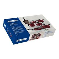 Conjunto De Panelas Paris 7 Peças Em Alumínio Antiaderente Vermelho - Tramontina 28599702 - 4