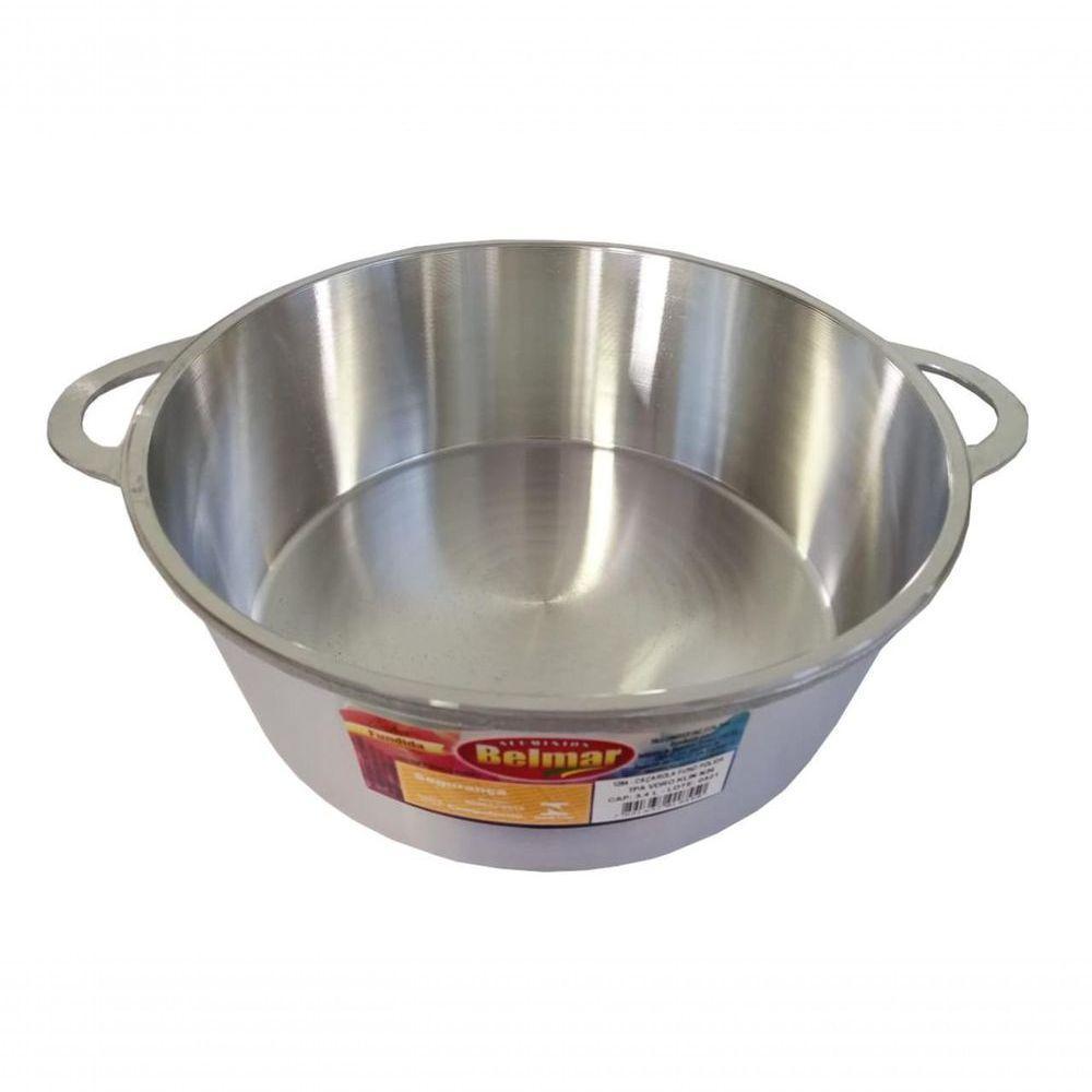 Jogo Panelas Alumínio Batido Fundido Tampa De Vidro Belmar - 3