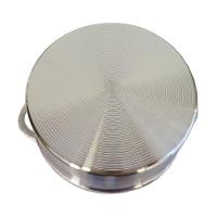 Jogo Panelas Alumínio Batido Fundido Tampa De Vidro Belmar - 2