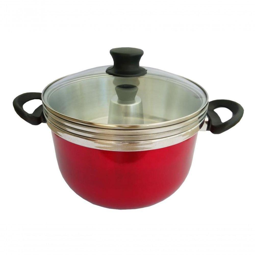 Conjunto Panela Com Forma De Pudim E Cozivapor 4.5l Docesar - 2