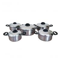 Jogo De Panelas De Alumínio Polido 5 Peças 14 A 22 Extang - 1