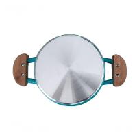 Jogo 5 Panelas Alumínio Batido Fundido Cor Turquesa Extang - 2