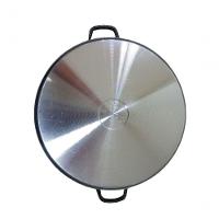 Jogo 5 Panelas Alumínio Batido Fundido Preto Craqueado Cava - 2