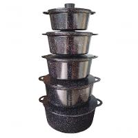 Jogo De Panelas Alumínio Batido Fundido Tampa Pesada Belmar - 1