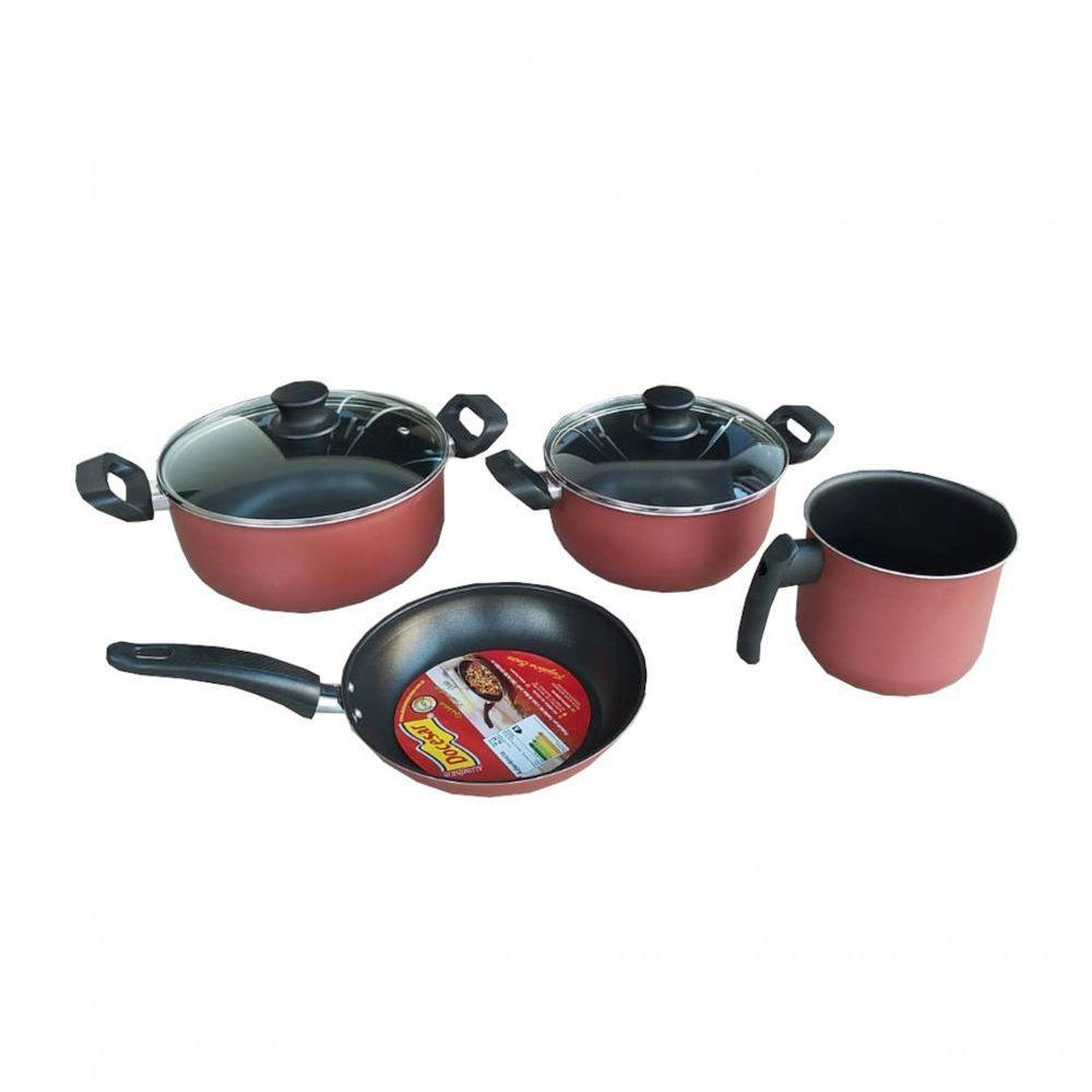 Jogo De Panelas Antiaderente Cereja 4 Peças  Docesar - 1