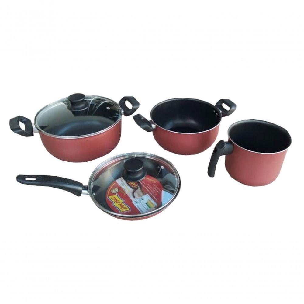 Jogo De Panelas Antiaderente Cereja 4 Peças  Docesar - 8