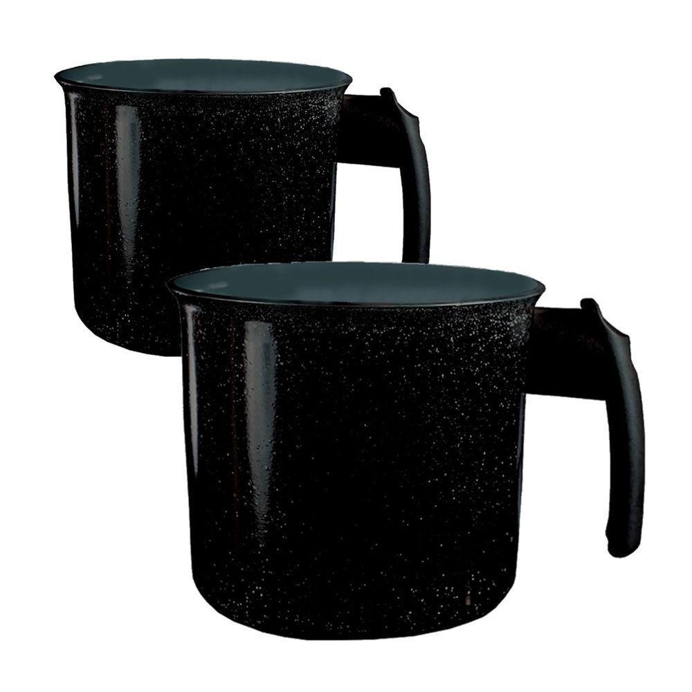 Jogo Kit Canecão Fervedor Leiteira Antiaderente Cerâmica N05 - 1