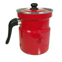 Leiteira Fervedor Com Apito Vermelha Pigmentada 1.6l Belmar - 2