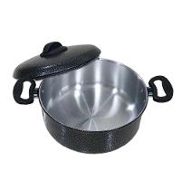 Jogo De Panelas De Alumínio Pretas Craqueadas 5 Peças Extang - 1