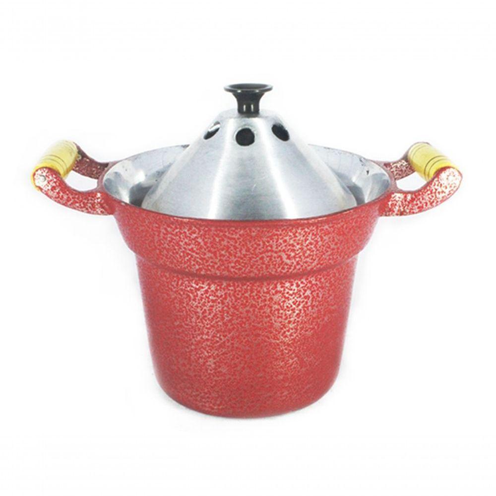 Fervedor Inderramável Alumínio 5L Vermelho - 1