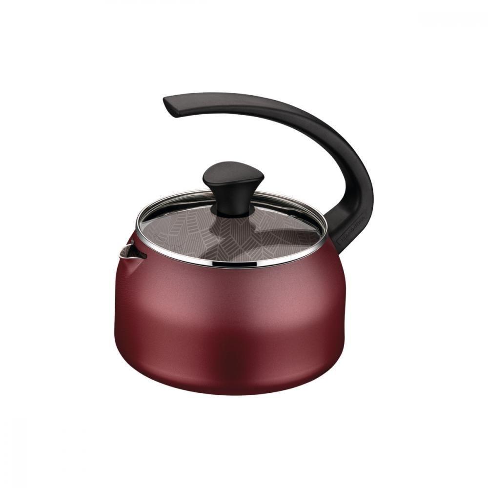 Chaleira Tramontina Paris Texture Em Alumínio Vermelho 1,9 - 1
