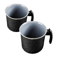 Jogo Kit Canecão Fervedor Leiteira Antiaderente Cerâmica N04 - 1