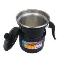 Leiteira Fervedor Com Apito Preta Esmaltada 1.6l Belmar - 1