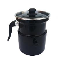 Leiteira Fervedor Com Apito Preta Esmaltada 1.6l Belmar - 2